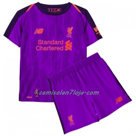 Camisola Liverpool Criança 2º Equipamento 2018/19 Manga Curta