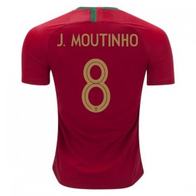 Camisola Portugal Joao Moutinho 8 1º Equipamento Mundial 2018 Manga Curta