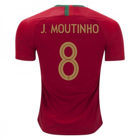 Camisola Portugal Joao Moutinho 8 1º Equipamento Mundial 2018 Manga Curta