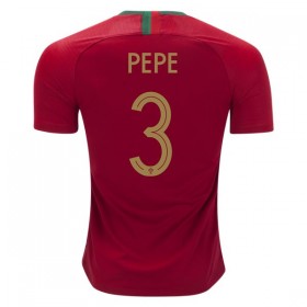 Camisola Portugal Pepe 3 1º Equipamento Mundial 2018 Manga Curta