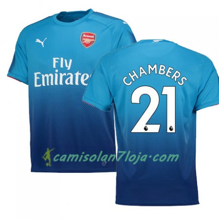 Camisola Arsenal CHAMBERS 2º Equipamento 2017/18 Manga Curta
