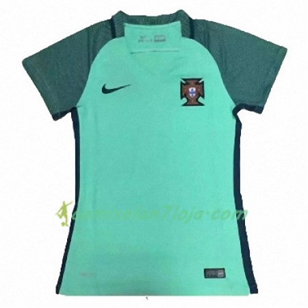 Camisola Portugal Mulher 2º Equipamento Euro 2016