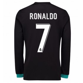 Camisola Real Madrid Cristiano Ronaldo 7 2º Equipamento 2017/18 Manga Comprida