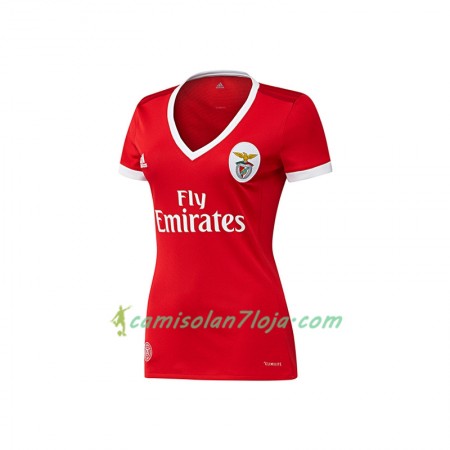 Camisola Benfica Mulher 1º Equipamento 2017/18 Manga Curta