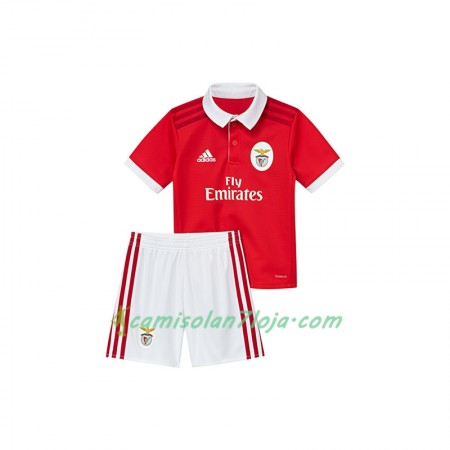 Camisola Benfica Criança 1º Equipamento 2017/18 Manga Curta