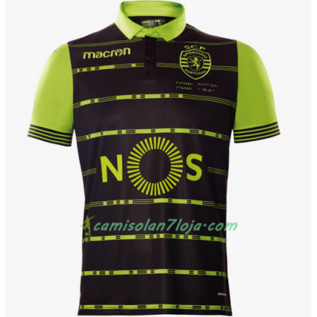 Camisola Sporting 2º Equipamento 2017/18 Manga Curta