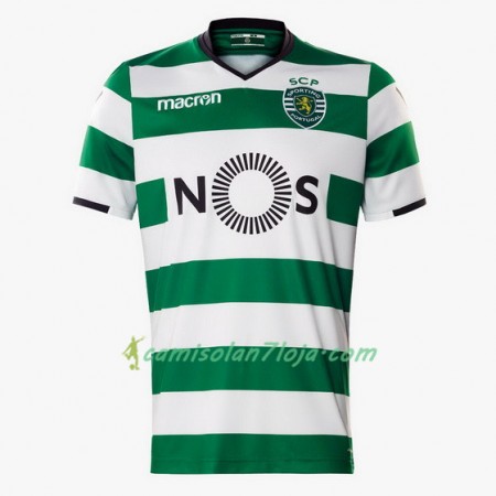 Camisola Sporting 1º Equipamento 2017/18 Manga Curta