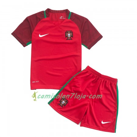 Camisola Portugal Criança 1º Equipamento Euro 2016