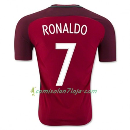 Camisola Portugal RONALDO 1º Equipamento Euro 2016
