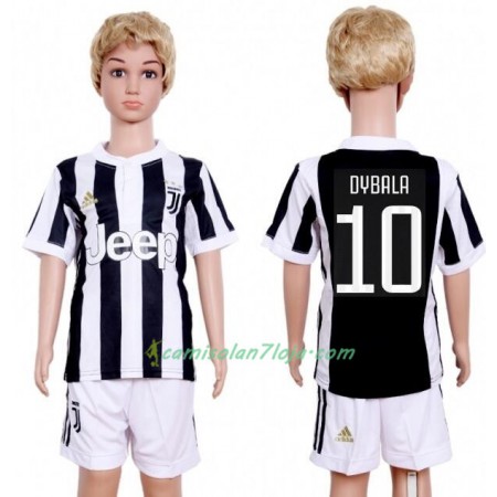 Camisola Juventus Paulo Dybala 10 Criança 1º Equipamento 2017/18 Manga Curta