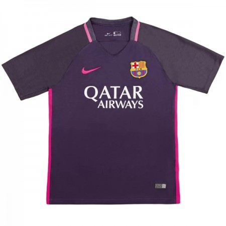 Camisola Barcelona 2016-17 Retro 2º Equipamento Manga Curta