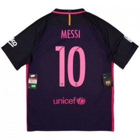 Camisola Barcelona Messi 10 2016-17 Retro 2º Equipamento Manga Curta