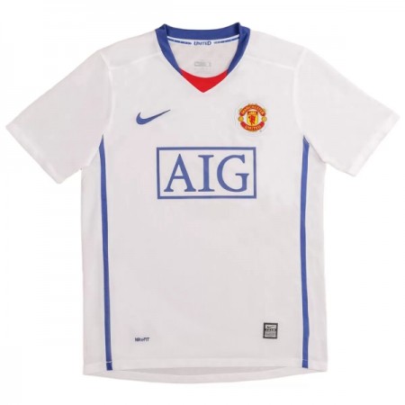 Camisola Manchester United 2008-09 Retro 2º Equipamento Manga Curta