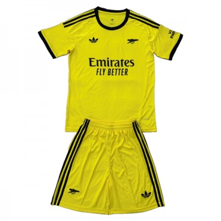 Camisola Arsenal Guarda Redes Criança 2025-26 Amarela Manga Curta
