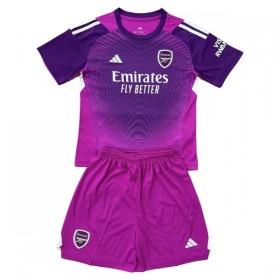 Camisola Arsenal Guarda Redes Criança 2025-26 Roxo Manga Curta
