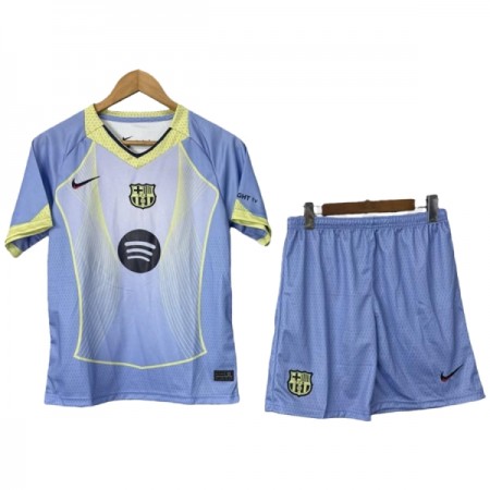 Camisola Barcelona Criança 2025-26 Roxo Manga Curta edição especial