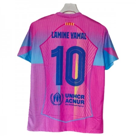 Camisola Barcelona Lamine Yamal 10 2025-26 Vermelha Manga Curta edição especial