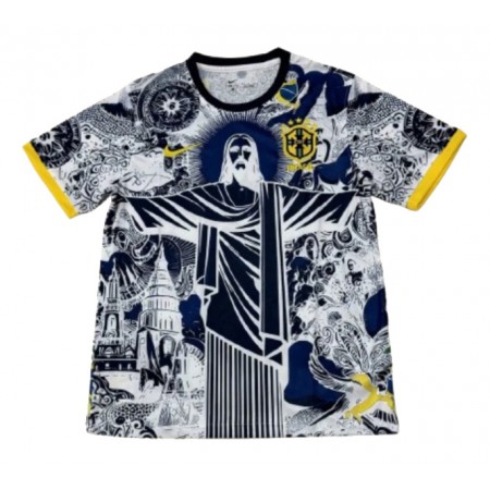 Camisola Brasil 2025 Preta Manga Curta edição especial