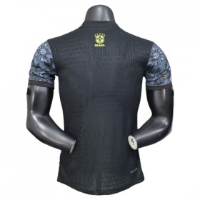 Camisola Brasil 2025 Preta Manga Curta edição especial