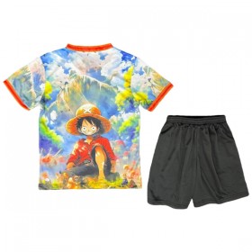 Camisola Japão x OnePiece Criança 2025 Manga Curta edição especial