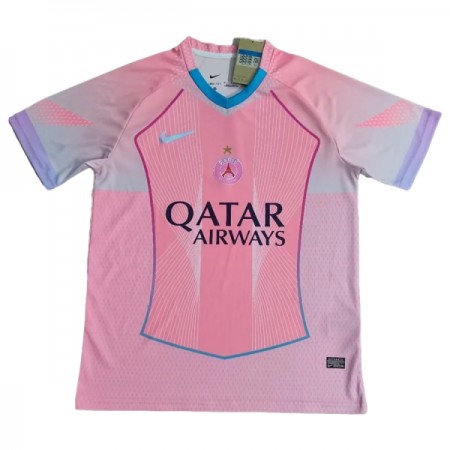 Camisola Paris Saint-Germain 2025-26 Rosa Manga Curta edição especial