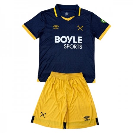 Camisola West Ham United Criança 3º Equipamento 2025-26 Manga Curta