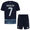 Camisola Al Nassr Ronaldo 7 Criança 2º Equipamento 2025-26 Manga Curta
