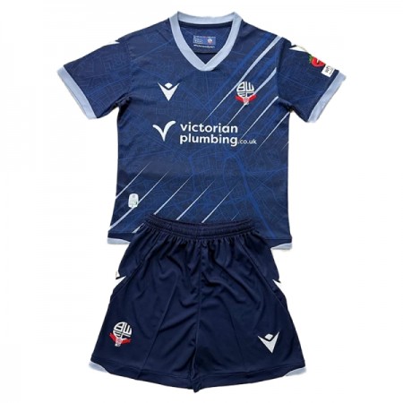 Camisola Bolton Wanderers Criança 2º Equipamento 2025-26 Manga Curta