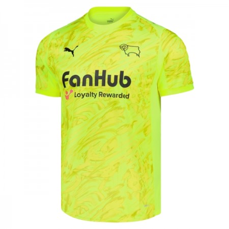 Camisola Derby County Guarda Redes 2025-26 Amarela Manga Curta