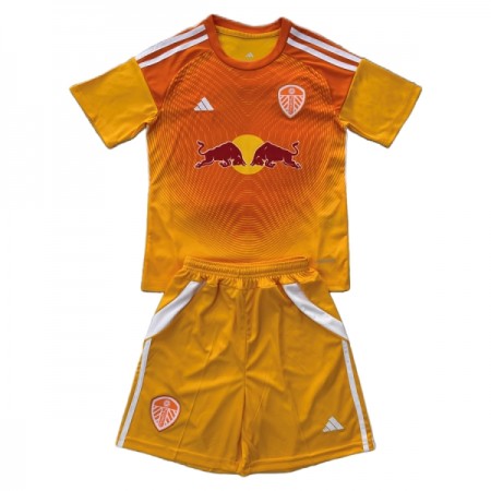Camisola Leeds United Guarda Redes Criança 2025-26 Manga Curta