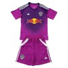 Camisola Leeds United Guarda Redes Criança 2025-26 Roxo Manga Curta