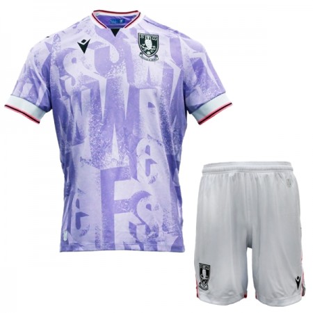 Camisola Sheffield Wednesday Criança 2º Equipamento 2025-26 Manga Curta