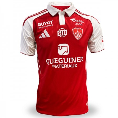 Camisola Stade Brestois 1º Equipamento 2025-26 Manga Curta