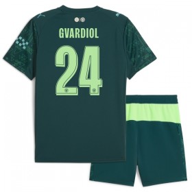 Camisola Manchester City Gvardiol 24 EA Sport Criança 4º Equipamento 2025-26 Manga Curta