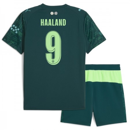 Camisola Manchester City Haaland 9 EA Sport Criança 4º Equipamento 2025-26 Manga Curta