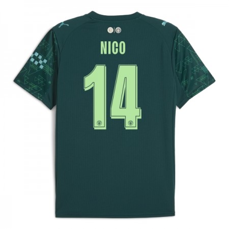 Camisola Manchester City Nico 14 EA Sport 4º Equipamento 2025-26 Manga Curta