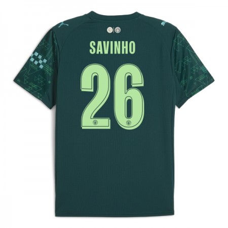 Camisola Manchester City Savinho 26 EA Sport 4º Equipamento 2025-26 Manga Curta