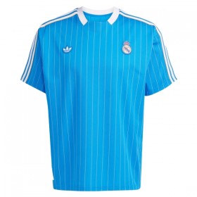 Camisola Real Madrid Terrace Icons 2025-26 Azul Manga Curta