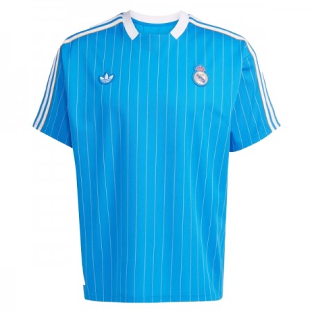 Camisola Real Madrid Terrace Icons 2025-26 Azul Manga Curta