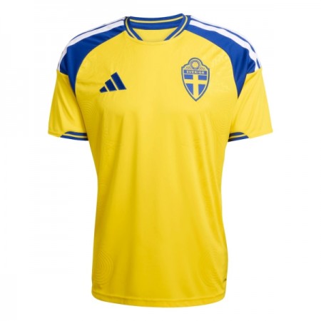 Camisola Suécia 1º Equipamento Mundial 2026 Manga Curta