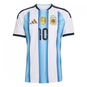 Camisola Argentina Messi 10 Criança 1º Equipamento Mundial 2026 Manga Curta