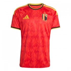 Camisola Bélgica 1º Equipamento Mundial 2026 Manga Curta