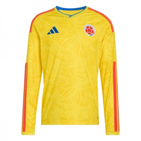 Camisola Colômbia 1º Equipamento Mundial 2026 Manga Comprida