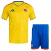 Camisola Colômbia Criança 1º Equipamento Mundial 2026 Manga Curta