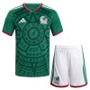 Camisola México Criança 1º Equipamento Mundial 2026 Manga Curta
