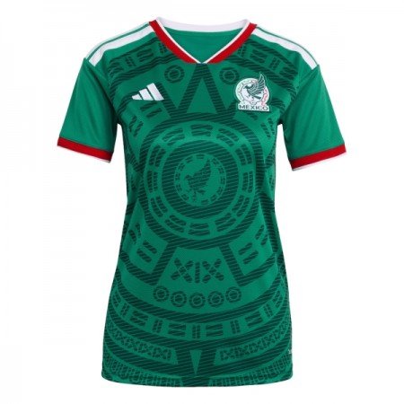 Camisola México Mulher 1º Equipamento Mundial 2026 Manga Curta