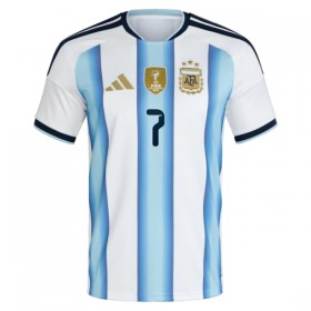Camisola Argentina De Paul 7 1º Equipamento Mundial 2026 Manga Curta