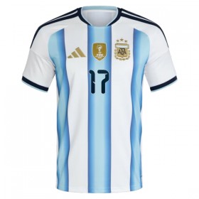Camisola Argentina Garnacho 17 1º Equipamento Mundial 2026 Manga Curta