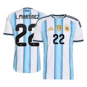 Camisola Argentina Lautaro Martinez 22 1º Equipamento Mundial 2026 Manga Curta