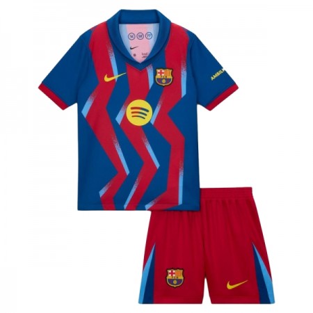 Camisola FC Barcelona Criança 4º Equipamento 2025-26 Manga Curta